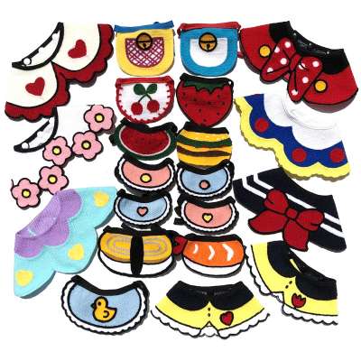 Wholesale Cute Fancy Dog Various Style knitted Puppy Accessories Pet Dog Cat Bandanas Bib