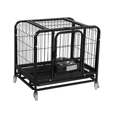 Folding With Dog Toilet Large Metal Large Dog Cages